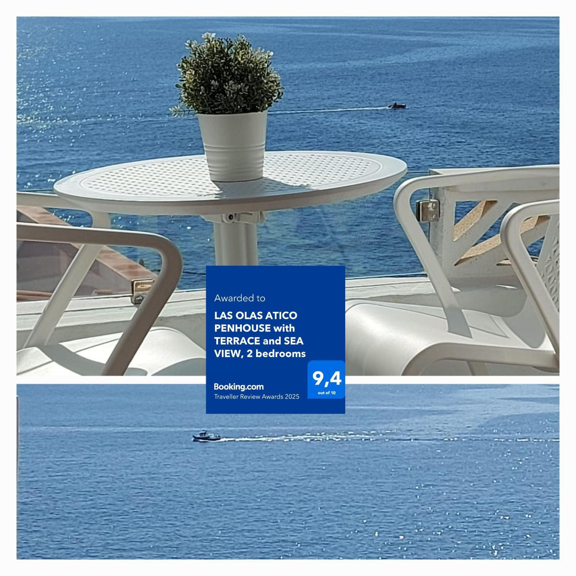 Las Olas Atico Penhouse With Terrace And Sea View, 2 Bedrooms La Caleta  Extérieur photo